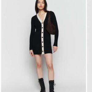 Reformation Vitte Cashmere Sweater Mini Dress